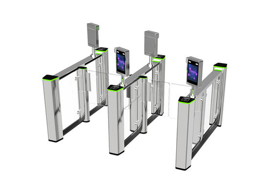 Catraca de velocidade com barreira de acrílico e liga de alumínio RS485 0.4S para controle de acesso de pedestres