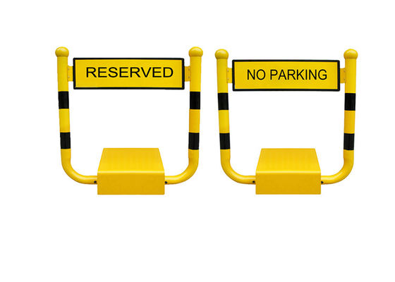 Trava de barreira de estacionamento em forma de H com revestimento plástico, com resistência a 5 TONELADAS e bateria DC 12V 7AH