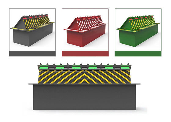 Bloqueador de estrada hidráulico RS485 IP68 de 3,7KW para controle de tráfego de veículos de alta segurança