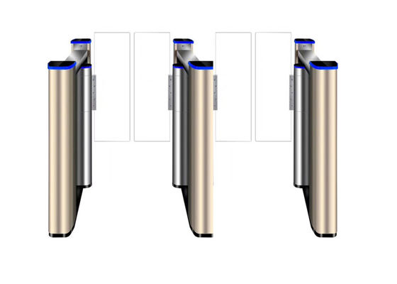 Barreira de acesso giratória com barreira RS232 SS304 de 500mm com motor sem escovas de alto torque