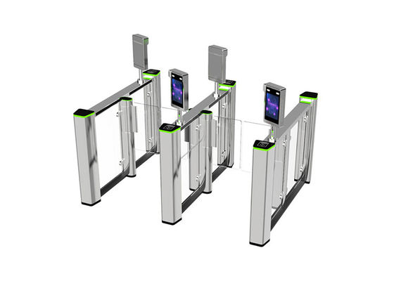 Barreira de Pedestre Fastlane com Catraca Speed Gate de Vidro Temperado SS304 0.4S para Áreas de Alto Tráfego