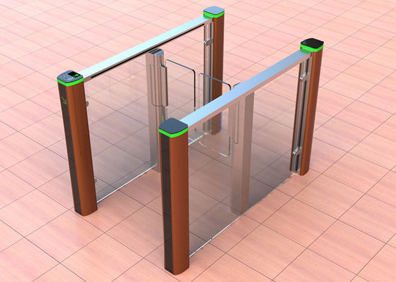 150 mm Largura IP45 Automático Swing Arm Portões Turnstile com 5,000,000 Ciclos MCBF para controlo de pedestres de alta velocidade