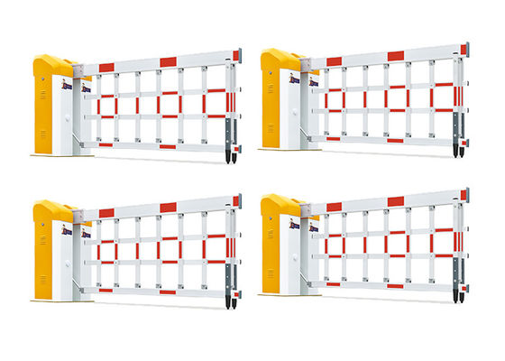 Barreira de portão aerotransportada com potência nominal de 250W, MTBF de 5 milhões, altura de 1168mm para controle de tráfego de veículos