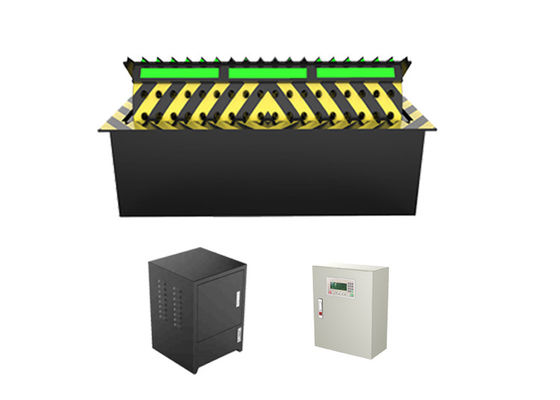 Barreira de Segurança Automática com Bloqueador Rodoviário Hidráulico RS485 IP68 em Aço A3 com Controlo Remoto