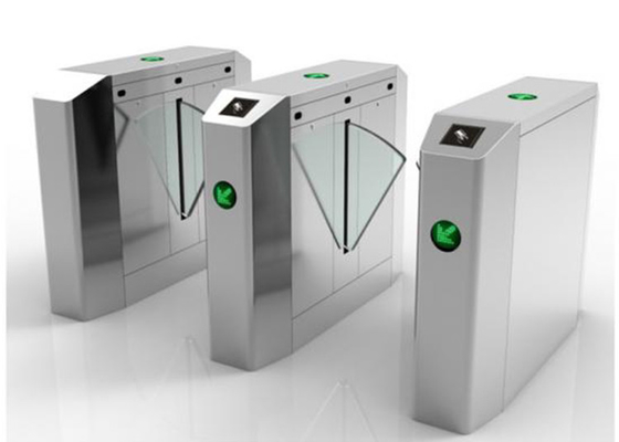 Porta da barreira da aleta da impressão digital do reconhecimento de cara RFID para o fitness center