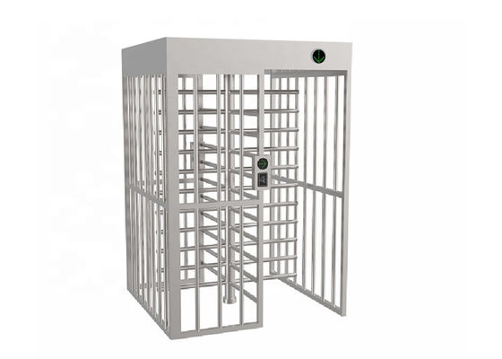 Catraca de corpo inteiro com leitor de cartão RFID, rotor de 90 graus e barreira à prova d'água IP54