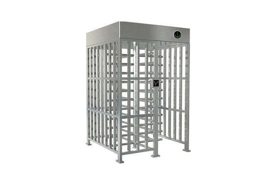 IP44 QR Reader Turnstile de altura total com rotor de 90 ° para controle de acesso bidirecional de faixa única