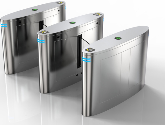Defletor retrátil 1s de Waist Height Turnstile do leitor de impressão digital