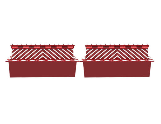 120 toneladas de pressão passageira Bloqueador hidráulico de estrada com 50-100m controle remoto e 16mm espessura da placa superior Barreira de estrada antiterrorismo