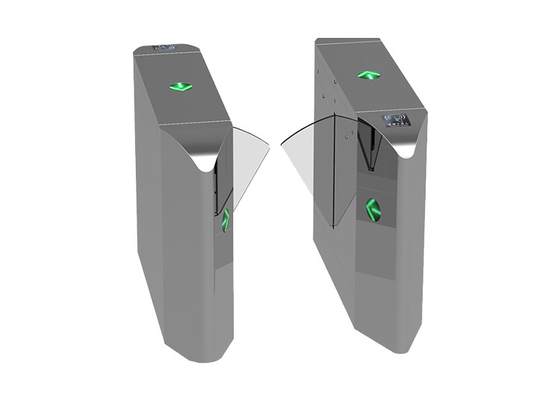 Motor Wing Automatic Flap Turnstile acrílico SUS304 de BLDC retrátil
