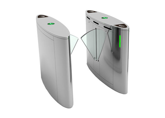 Catraca Pedestre com Solução Sem Contato com Motor BLDC e Barreira de Aleta de 270mm de Comprimento