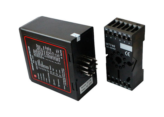 Detector de laço indutivo para veículos PD132 230VAC com tempo de reação de 100ms, consumo de energia de 4.5VA, canal único para controle de tráfego
