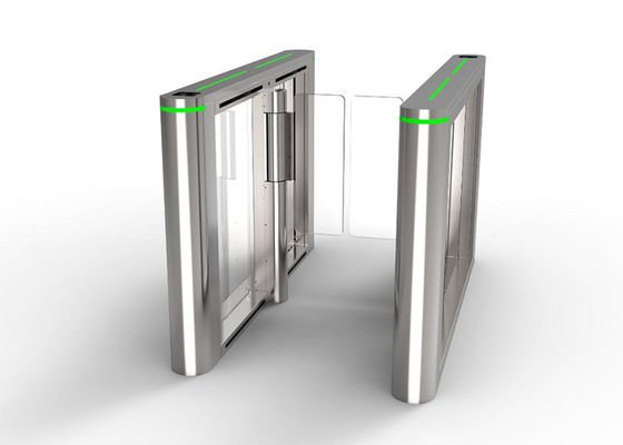 Barreira acrílica de 100W 24V BLDC Motor Speed Gate Turnstile cintura Altura Barreira de balanço