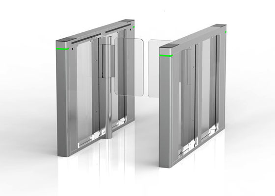 Catraca de velocidade com portão giratório de 40W DC BLDC Motor, altura da cintura, SS304, acrílico, alta segurança