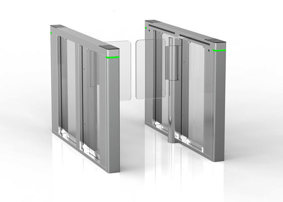 Catraca de barreira bidirecional com motor DC sem escovas de 100W com largura de canal de 500mm-1000mm para controle de acesso