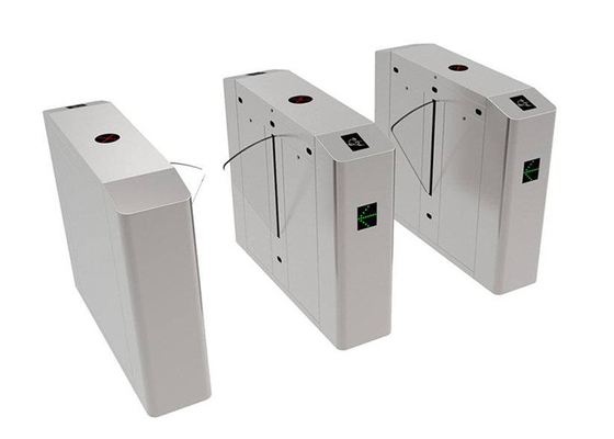 Leitor de cartão retrátil Integrate Entrance Wire da barreira da aleta da pista 600mm DC24V