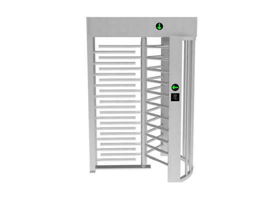 Controle de Acesso por Cartão RFID de Pista Única com Catraca de Altura Total, Passagem de 600mm e Caixa de Aço Inoxidável