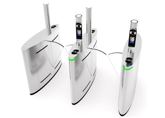 Barreira bidireccional de aço inoxidável 304 com flap com torneira de controlo de acesso de reconhecimento facial